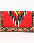 ADBGA408 American Darling Hand Tooled Saddle Blanket Genuine Leather Women Bag Western Handbag Purse