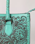 ADBGZ757B American Darling Hand Tooled Genuine Leather Women Bag Western Handbag Purse