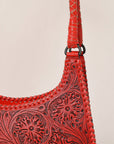 ADBGZ758B American Darling Hand Tooled Genuine Leather Women Bag Western Handbag Purse