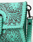 ADBGZ761B American Darling Hand Tooled Genuine Leather Women Bag Western Handbag Purse