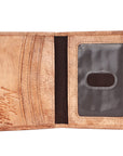 Never Mind Nmbgm144B Card-Holder Vintage Handmade Genuine Cowhide Leather Women Bag Western Handbag Purse