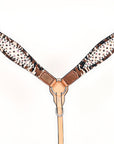 HILASON Western Horse Headstall Breast Collar Leather Tan