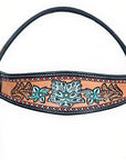 HILASON Western Horse Headstall Breast Collar Leather Tan