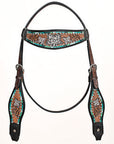 HILASON Western Horse Headstall American Leather Brown