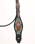 HILASON Western Horse Headstall American Leather Brown