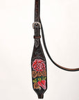 HILASON Western Horse Headstall Breast Collar Leather Brown