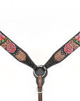 HILASON Western Horse Headstall Breast Collar Leather Brown
