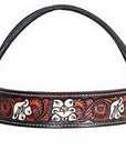 HILASON Western Horse Headstall Breast Collar Leather Brown