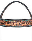 HILASON Western Horse Headstall Breast Collar Leather Brown