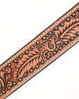 HILASON Western Horse Headstall Breast Collar Leather Tan