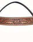 HILASON Western Horse Headstall Breast Collar Leather Tan