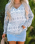 Haven Puff Sleeve V Neck Blouse