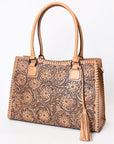 ADBGZ768 American Darling Hand Tooled Genuine Leather Women Bag Western Handbag Purse