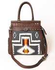 ADBGA400A American Darling Saddle Blanket Genuine Leather Women Bag Western Handbag Purse