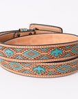 American Darling Beautifully Hand Tooled Genuine American Leather Belt Men and Women
