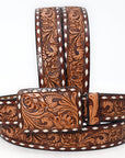 American Darling Beautifully Hand Tooled Genuine American Leather Belt Men and Women