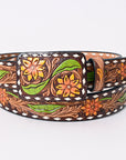 American Darling Beautifully Hand Tooled Genuine American Leather Belt Men and Women