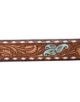 American Darling Beautifully Hand Tooled Genuine American Leather Belt Men and Women