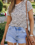 Emery Cheetah Print Top