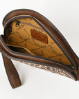 American Darling Wristlet Genuine Leather Women Bag Western Handbag Purse