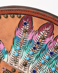 American Darling Taco Hair On Genuine Leather Women Bag Western Handbag Purse