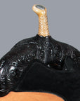 14 In Hilason Western Horse Treeless Trail Barrel American Leather Saddle Black