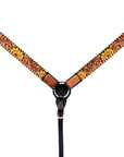 Hilason Western Horse Headstall Breast Collar Set American Leather