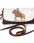American Darling Wallet Genuine Leather Women Bag Western Handbag Purse
