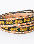 American Darling Beautifully Hand Tooled Genuine American Leather Belt Men and Women