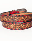 American Darling Beautifully Hand Tooled Genuine American Leather Belt Men and Women