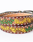 American Darling Beautifully Hand Tooled Genuine American Leather Belt Men and Women