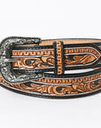 American Darling Beautifully Hand Tooled Genuine American Leather Belt Men and Women
