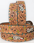 American Darling Beautifully Hand Tooled Genuine American Leather Belt Men and Women