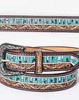 American Darling Beautifully Hand Tooled Genuine American Leather Belt Men and Women