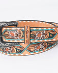 American Darling ADBLF161-L Beautifully Hand Tooled Genuine American Leather Belt Men and Women