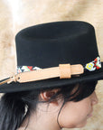 HILASON Beaded American Style Western Cowgirl Handmade Hatband Tan