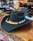 HILASON Beaded American Style Western Cowgirl Handmade Hatband Tan