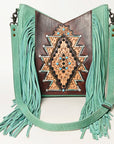 American Darling ADBG1199 Hand Tooled Genuine Leather Women Bag Western Handbag Purse