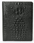 American Darling Portfolio Bag Hand Tooled Crocodile embossed Genuine Leather women bag western handbag purse