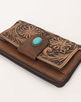 OHLAY WALLET Hand Tooled Genuine Leather women bag western handbag purse