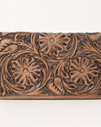 OHLAY WALLET Hand Tooled Genuine Leather women bag western handbag purse