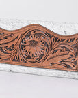 OHLAY WALLET Hand Tooled Hair-on Genuine Leather women bag western
