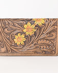 OHLAY WALLET Hand Tooled Genuine Leather women bag western handbag purse