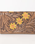 OHLAY WALLET Hand Tooled Genuine Leather women bag western handbag purse