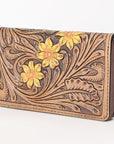 OHLAY WALLET Hand Tooled Genuine Leather women bag western handbag purse