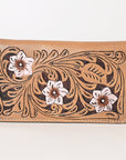 OHLAY WALLET Hand Tooled Genuine Leather women bag western handbag purse
