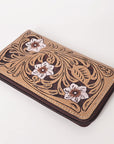 OHLAY WALLET Hand Tooled Genuine Leather women bag western handbag purse