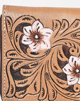 OHLAY WALLET Hand Tooled Genuine Leather women bag western handbag purse