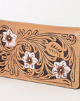 OHLAY WALLET Hand Tooled Genuine Leather women bag western handbag purse