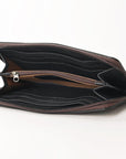OHLAY WALLET Hand Tooled Genuine Leather women bag western handbag purse
